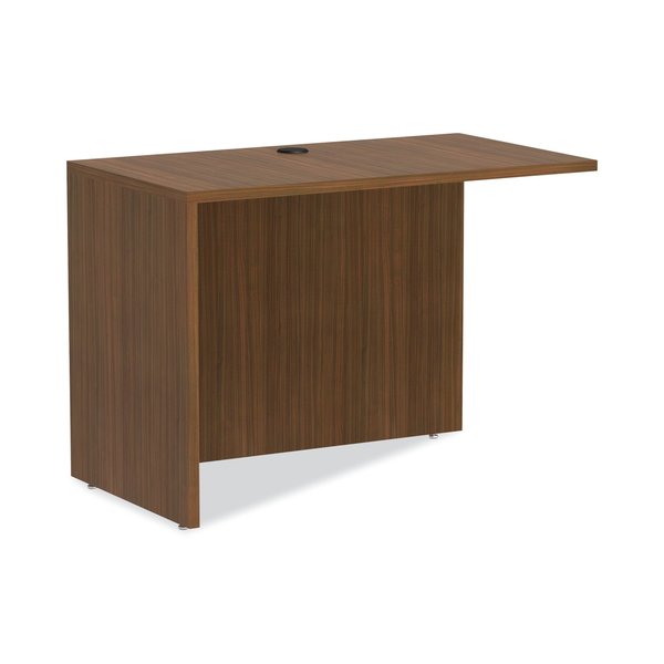 Alera Desk Shell, 23.63 in D, 42" W, 29.5" H, Modern Walnut, Textured Woodgrain Laminate VA354224WA